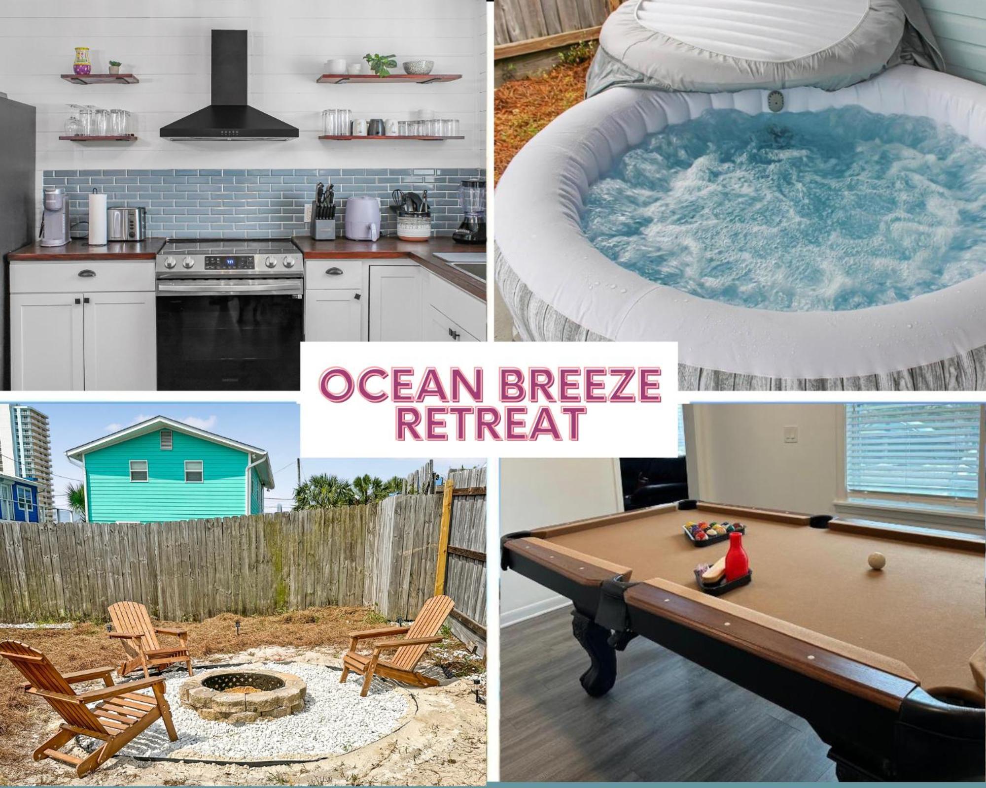 Hébergement de vacances Beachside Bliss - Breakfast, Walk To Schooners, Sleeps 15, Fenced Privacy Panama City Beach